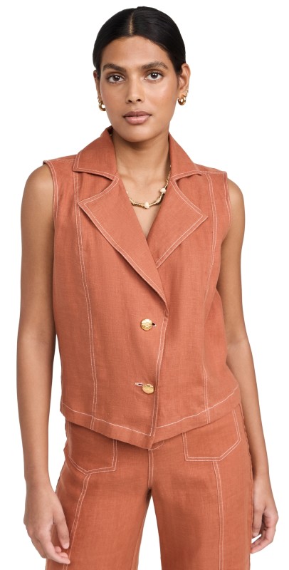 Culthera Explorer Vest Burnt Orange