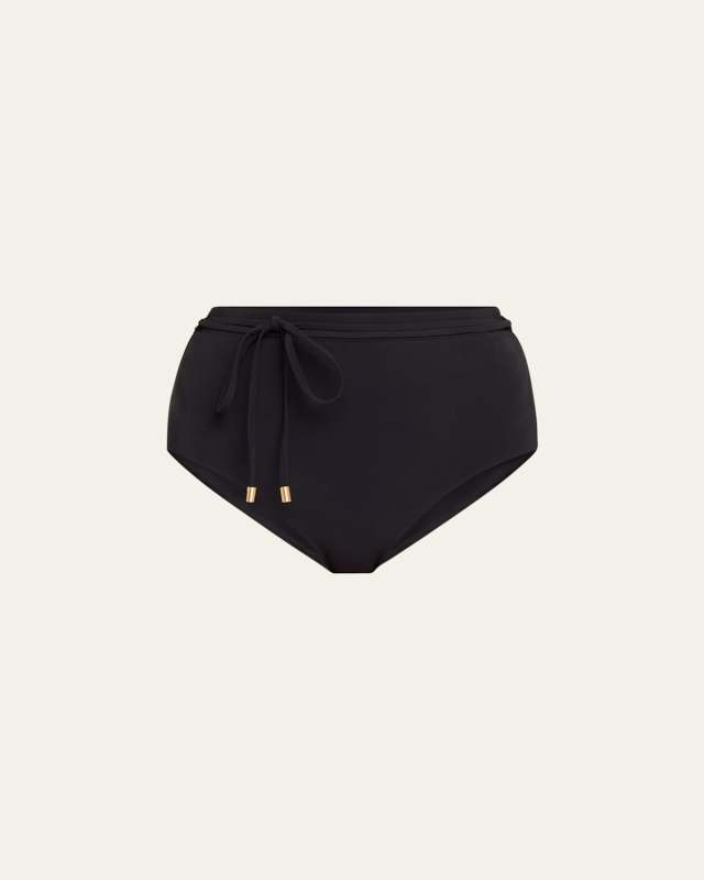 Halliday High-Waist Bikini Bottoms