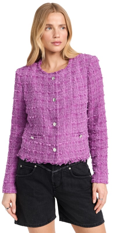 IRO Raceli Jacket Magenta Purple