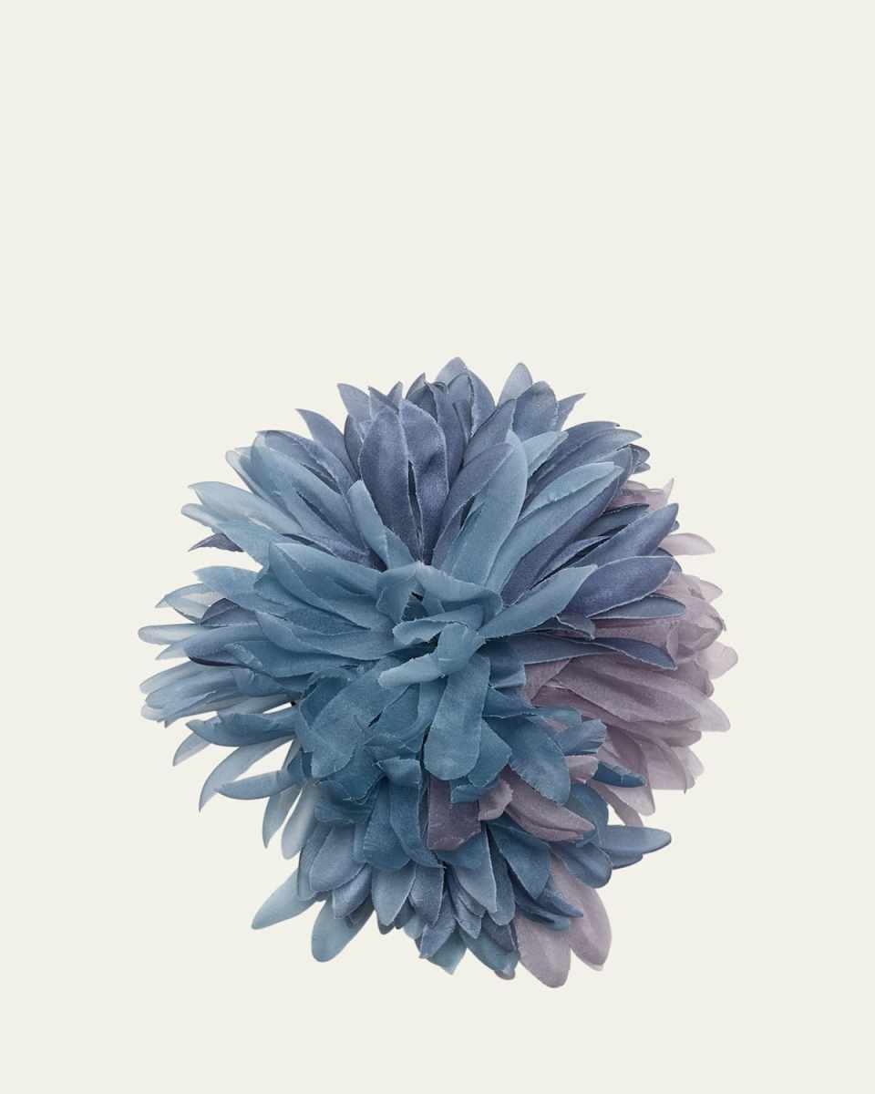 Nicole Silk Anemone Flower Brooch