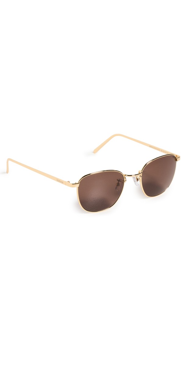 KIMEZE Akin Sunglasses Gold/Brow