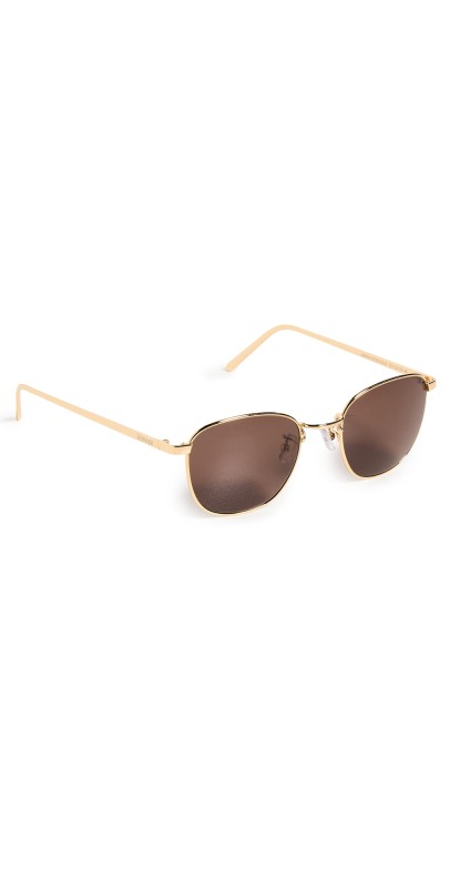 KIMEZE Akin Sunglasses Gold/Brown