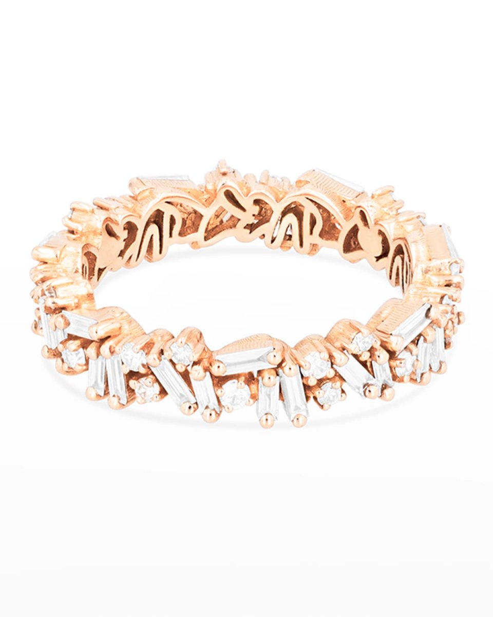 18k Diamond Icon Eternity Ring Size 4.5-8