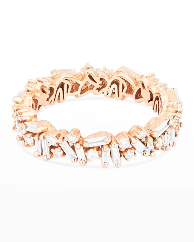 18k Diamond Icon Eternity Ring Size 4.5-8