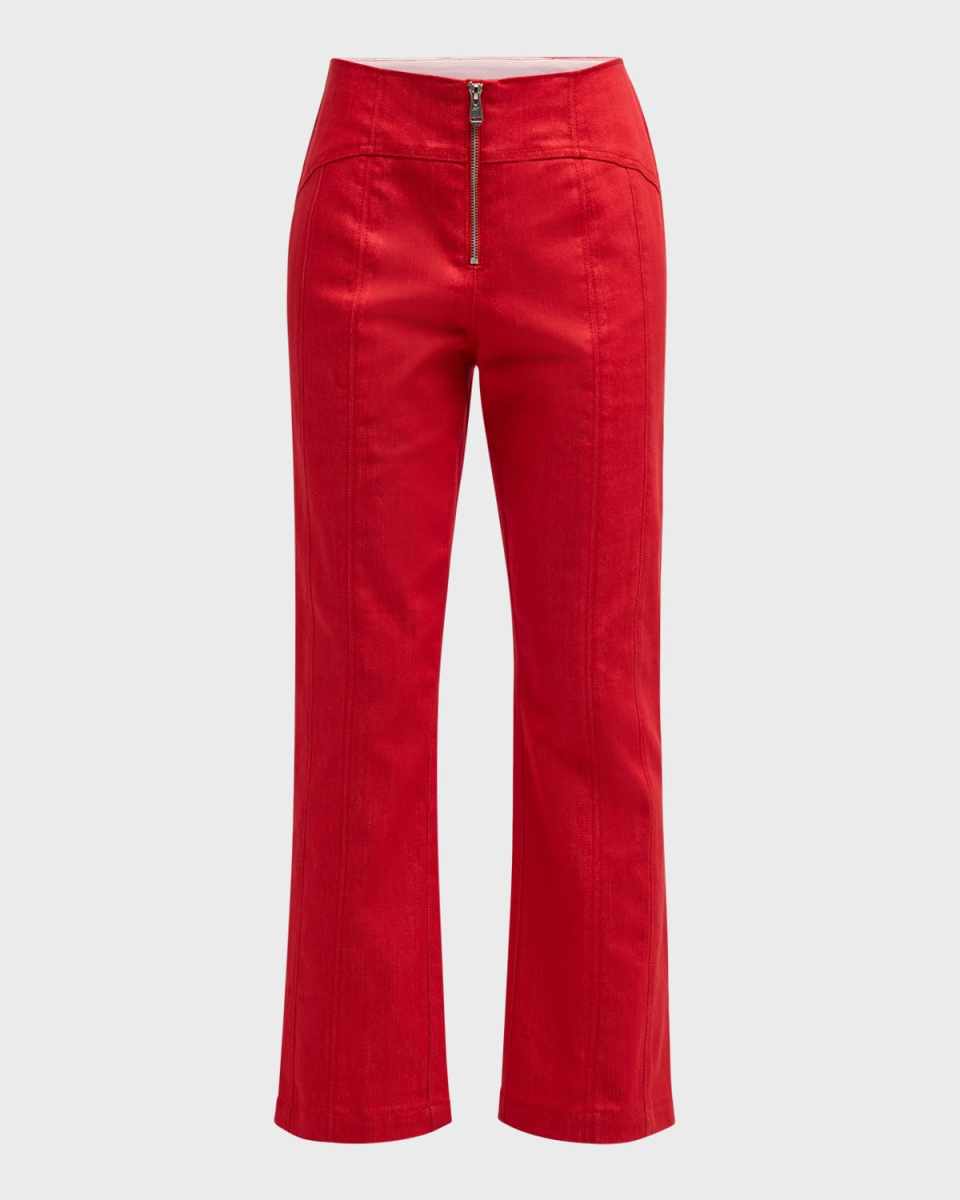 Loren Mid-Rise Flare Pants