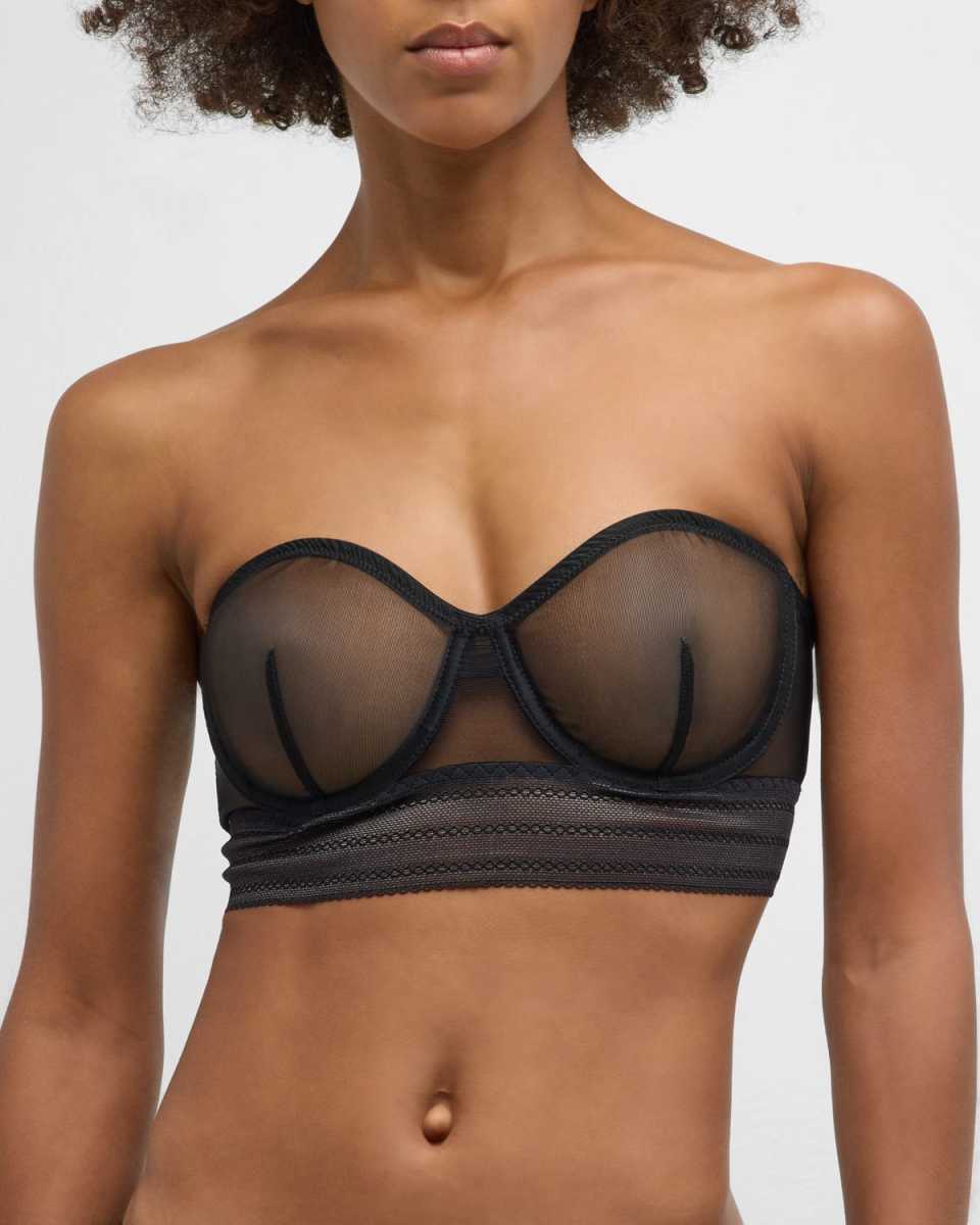 Bare Sheer Strapless Underwire Bra