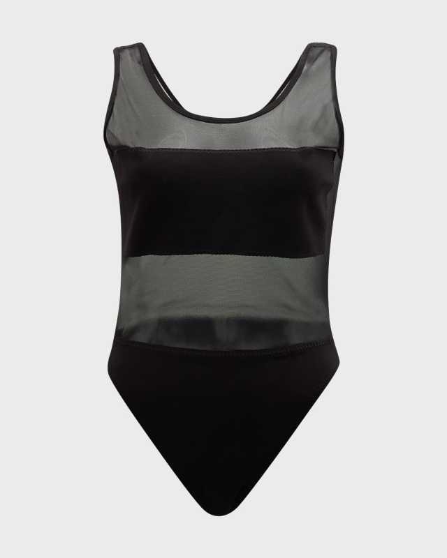 Dash Dash Mesh One-Piece Swimsuit