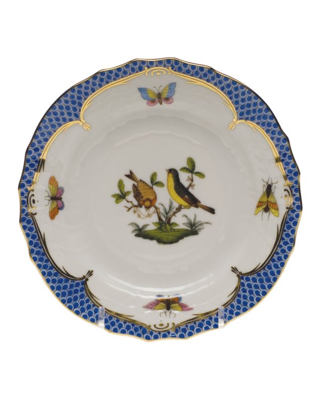 Rothschild Bird Blue Motif 7 Bread & Butter Plate