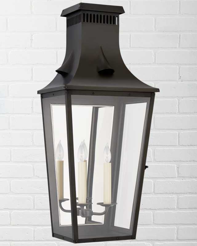 Belaire Large 3/4 Wall Lantern By Chapman & Myers