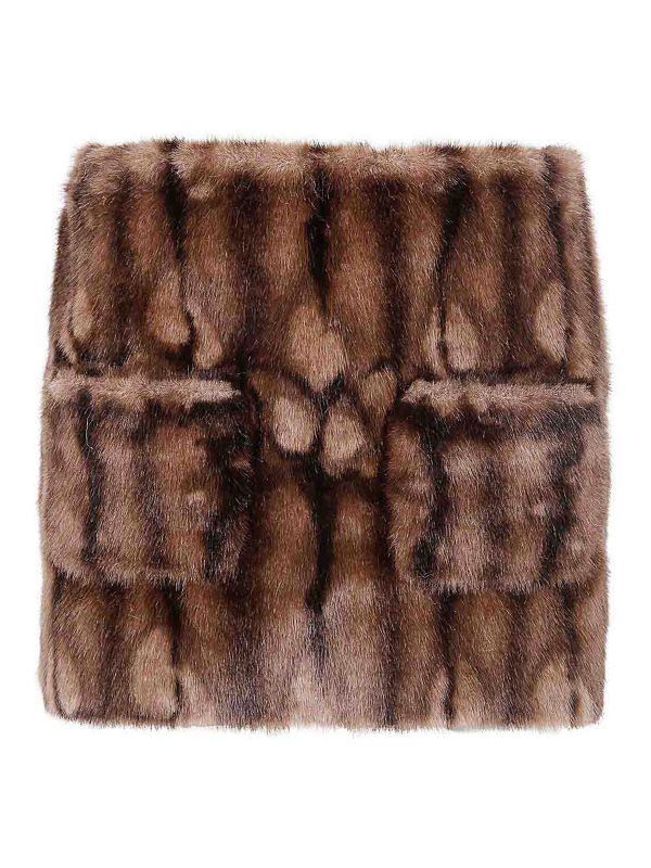 N°21 Jupe Midi - Marron