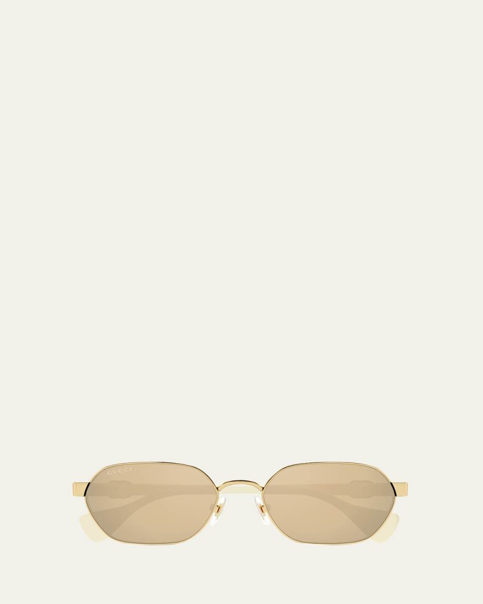 GG Logo Metal Cat-Eye Sunglasses