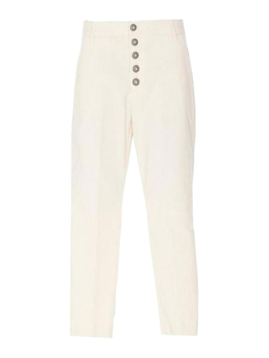 Dondup Pantalons Décontractés - Blanc