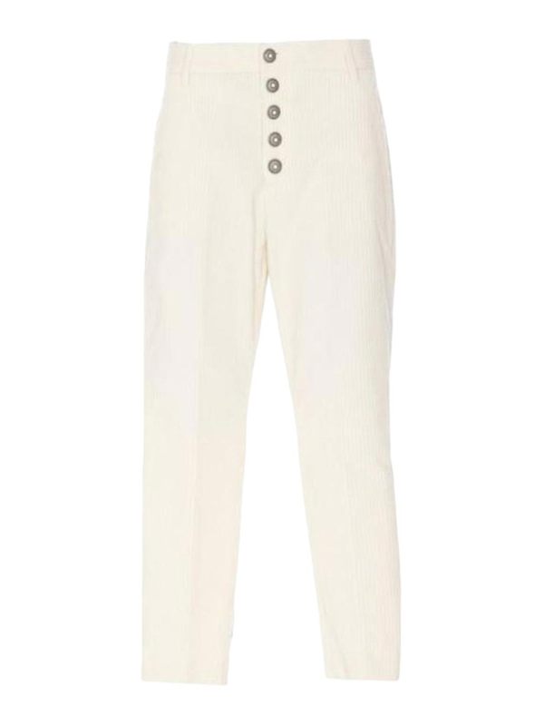 Dondup Pantalons Décontractés - Blanc