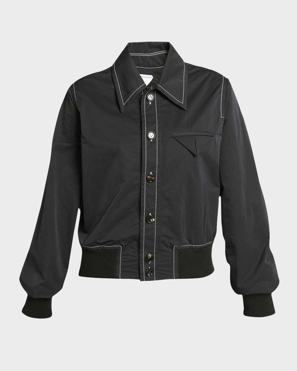 Tech Nylon Bomber Shirt