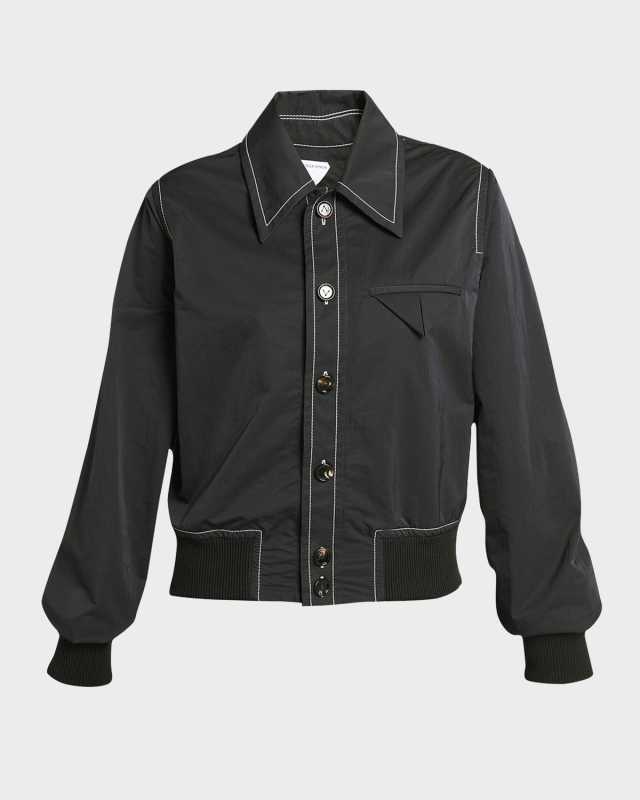 Tech Nylon Bomber Shirt