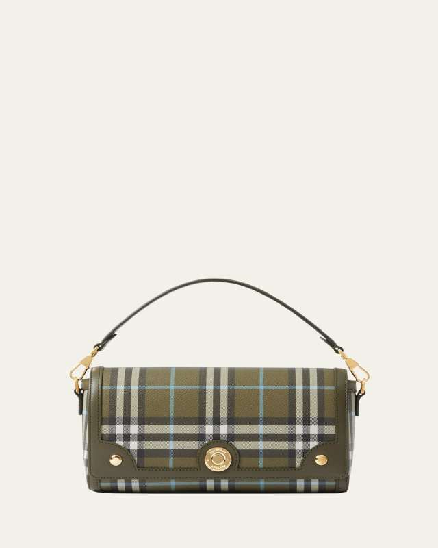 Note Small Check Crossbody Bag
