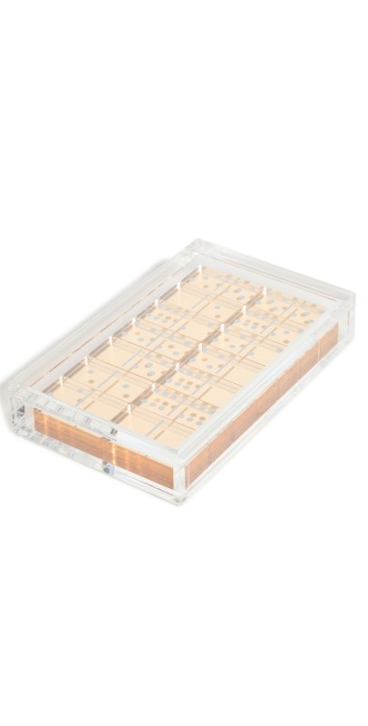 Tizo Design Tizo Gold Domino Set Gold One Siz