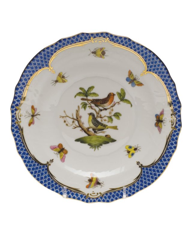 Rothschild Bird Blue Motif 3 Salad Plate