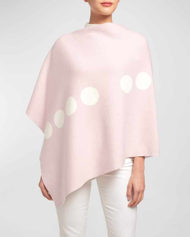 Reversible Morse Code Hug Poncho
