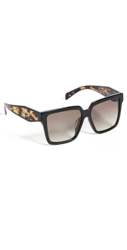 Prada Prada PR 24ZSF Square Sunglasses Black