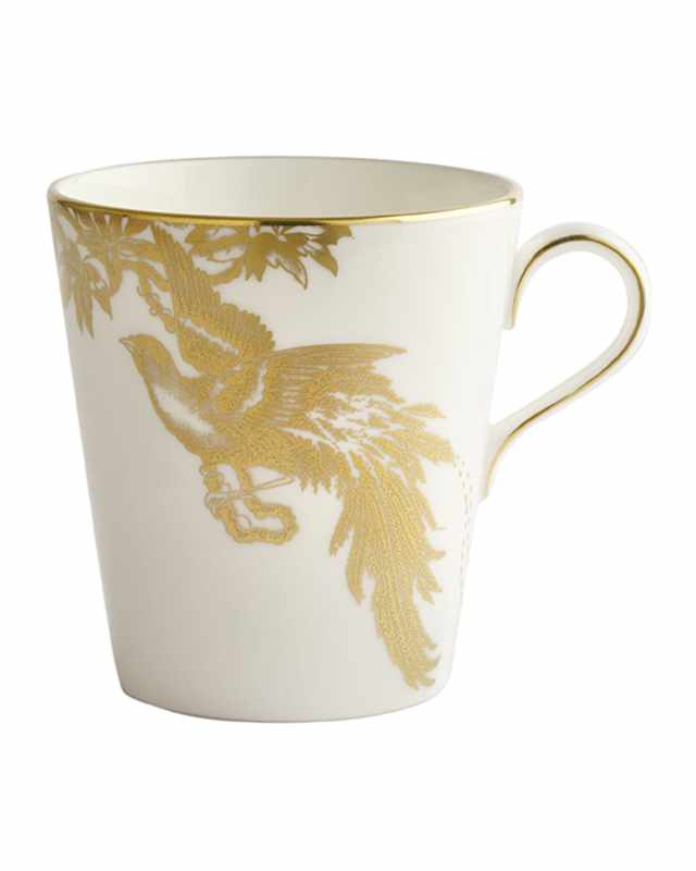 Aves Gold Motif Beaker Mug