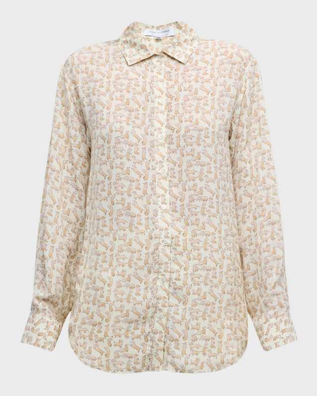 x Sofia Richie Grainge The Delmore Hersh Button-Front Top