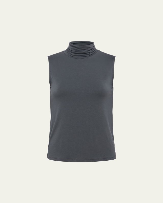 Ceci Sleeveless Turtleneck Top