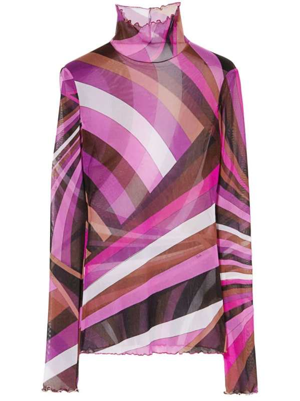 Iride-print top