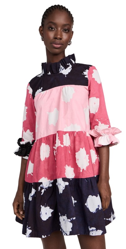 Busayo Timi Dress Pink/Blue