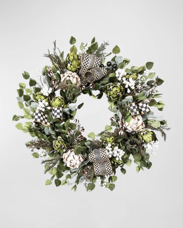 Courtly Artichoke Wreath