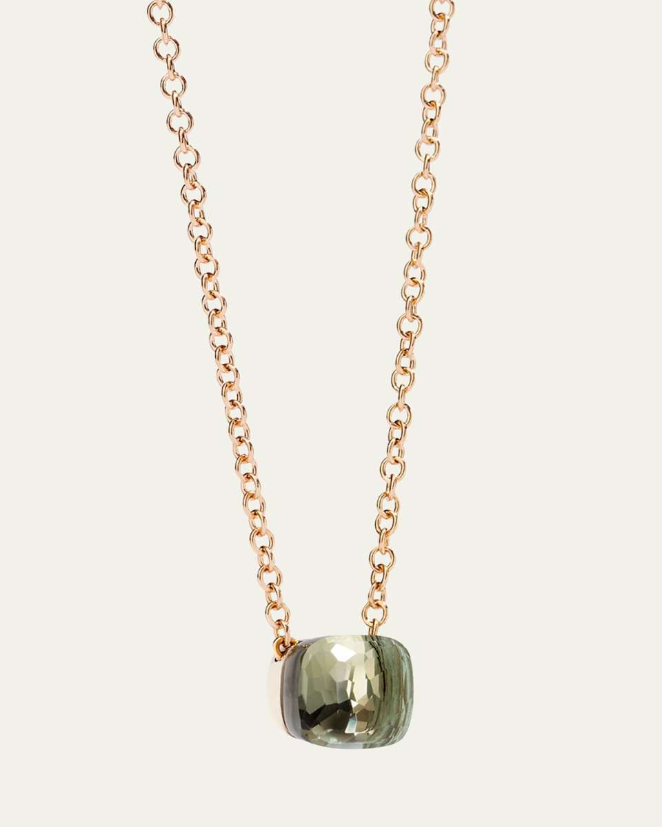 Nudo 18k Gold Prasiolite Pendant Necklace