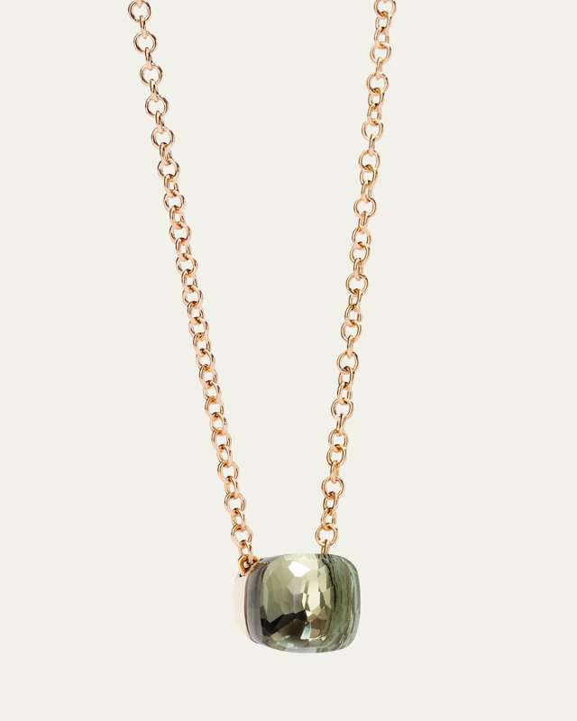 Nudo 18k Gold Prasiolite Pendant Necklace