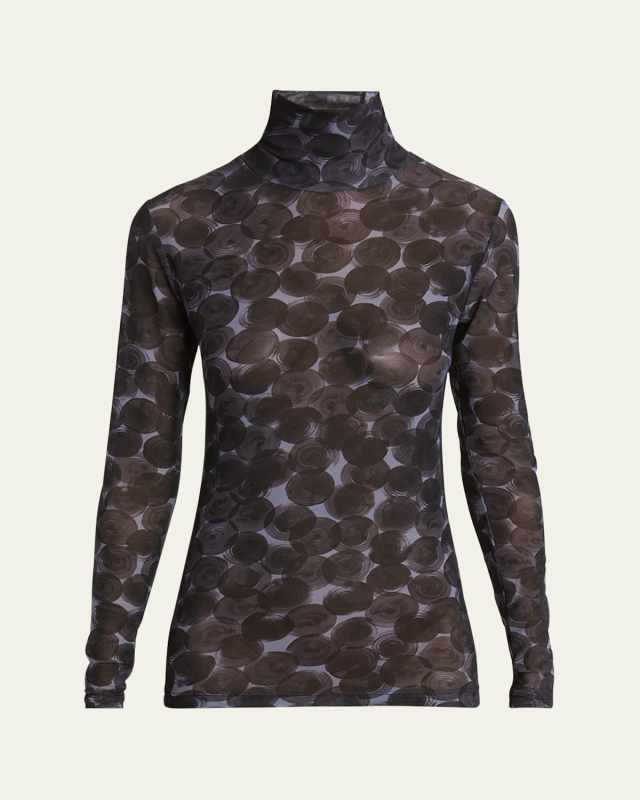 Hoyser Printed Turtleneck