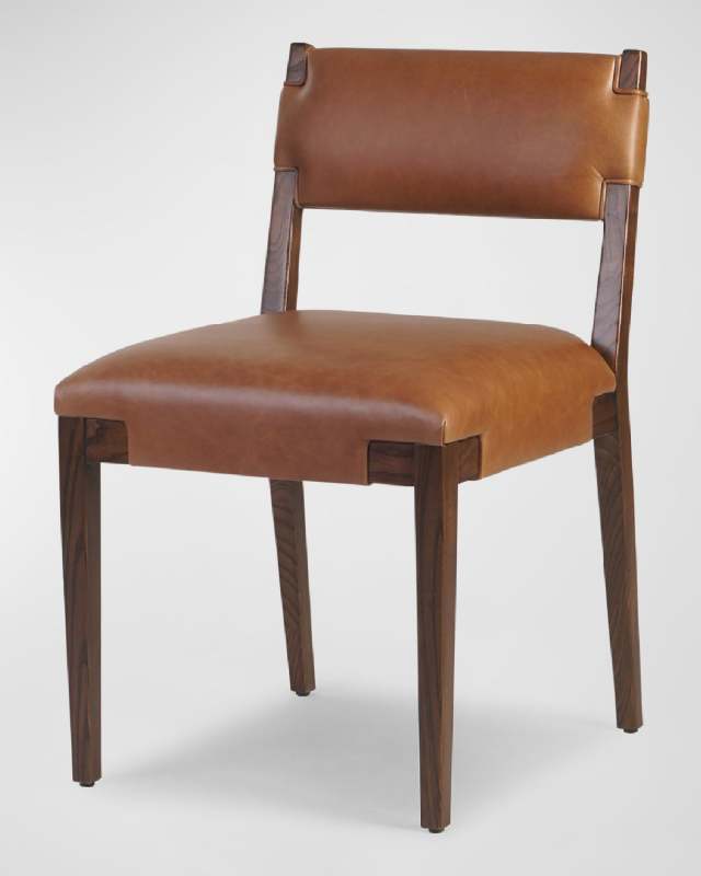 Tamari Leather Dining Side Chair