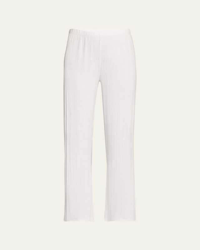 Soleil Pointelle-Knit Lounge Pants