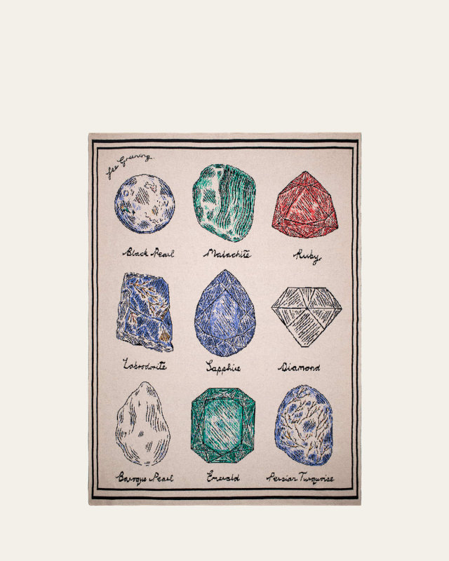 Gemstones Throw Blanket, 51" x 71"