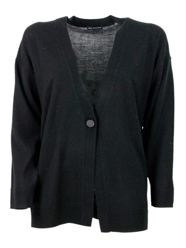 Armani Exchange Pull Col Rond - Noir