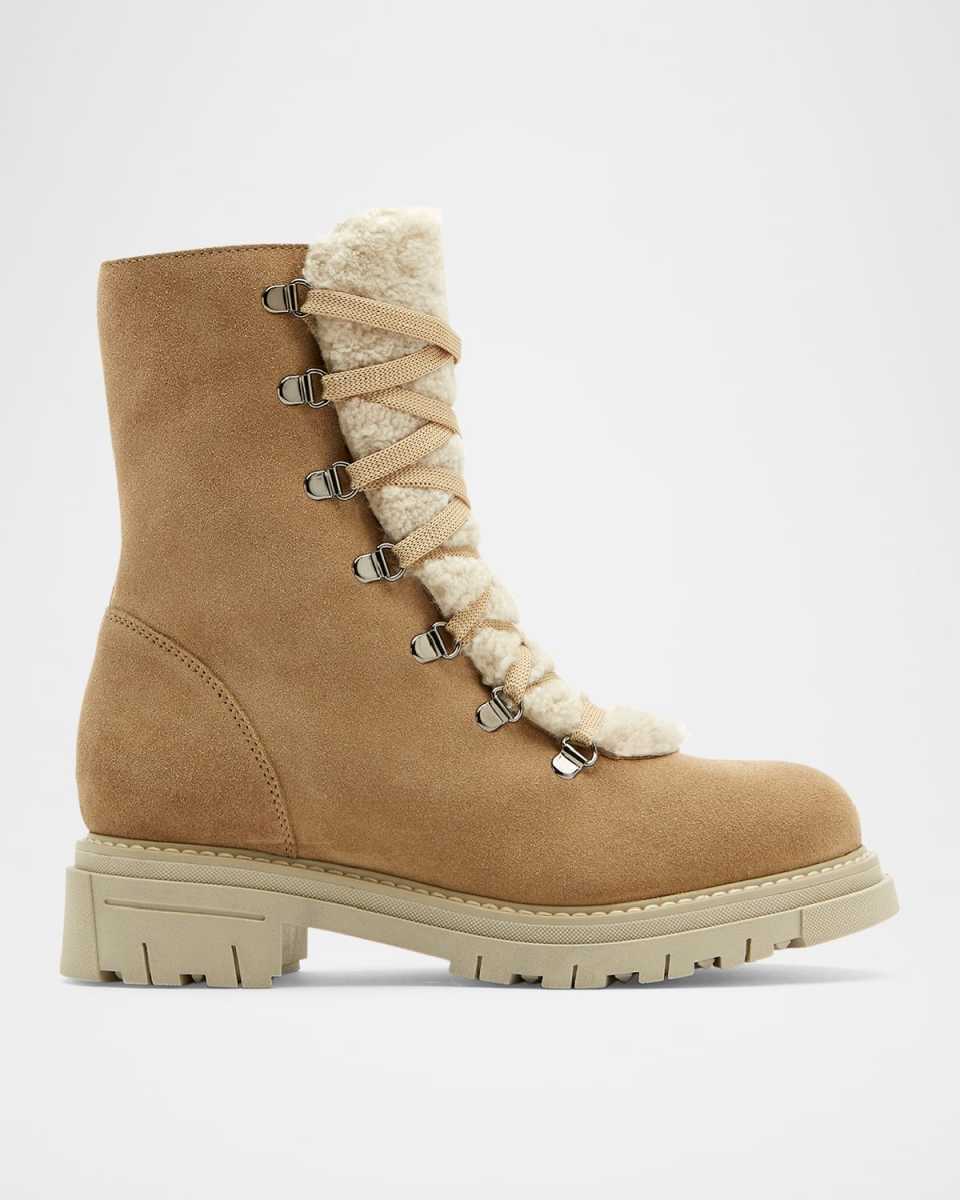 Diego Suede Shearling Ranger Boots