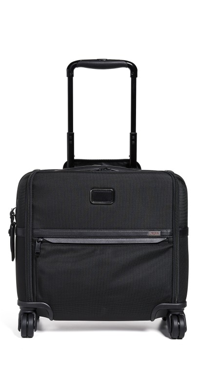 TUMI Alpha Compact 4 Wheel Briefcase Black
