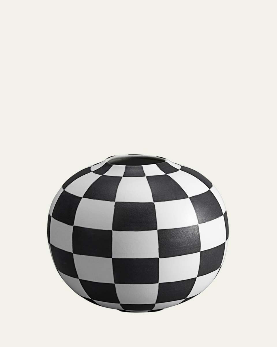 Small Damier Vase