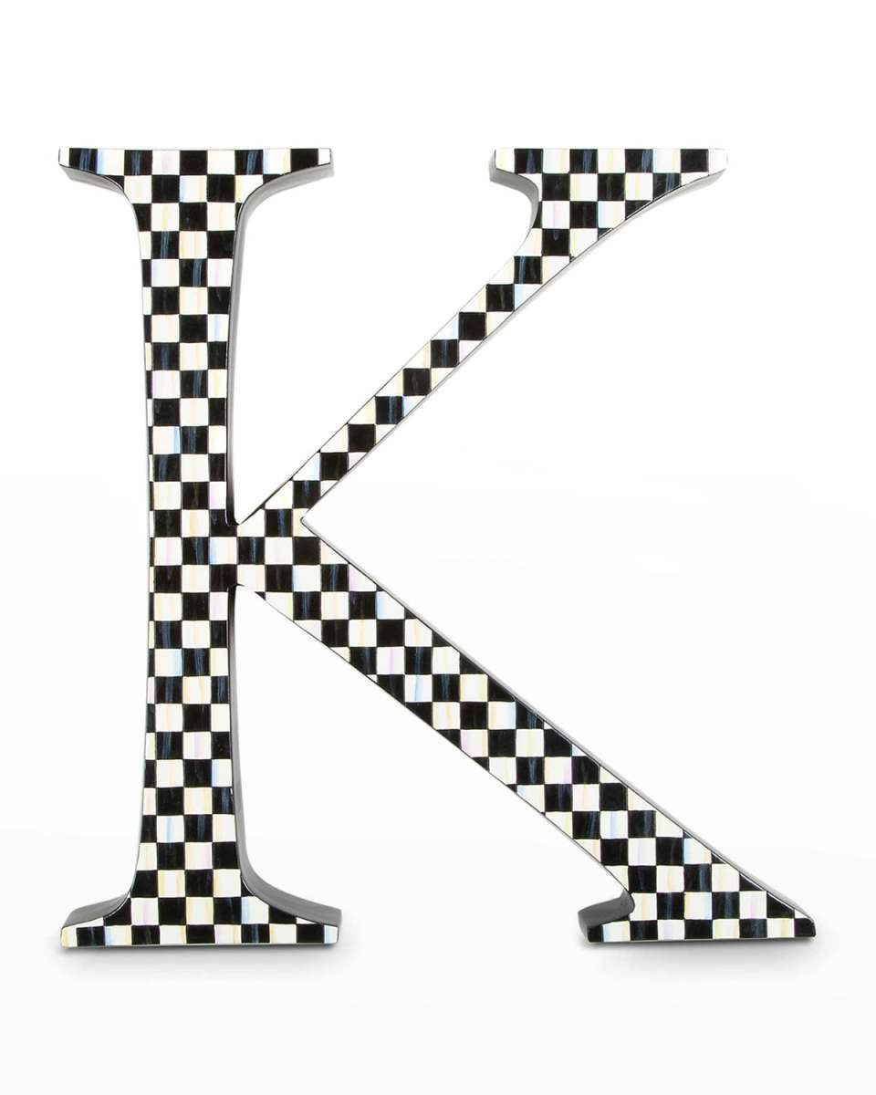Courtly Check Letter - K