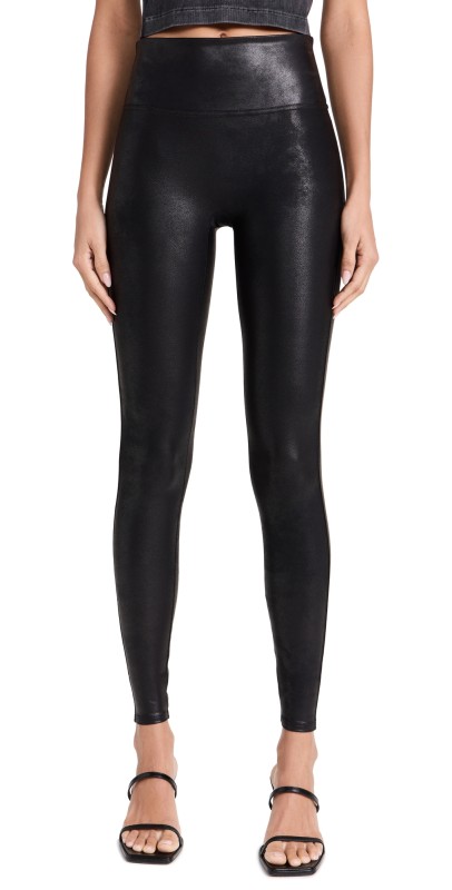 SPANX Faux Leather Leggings Black