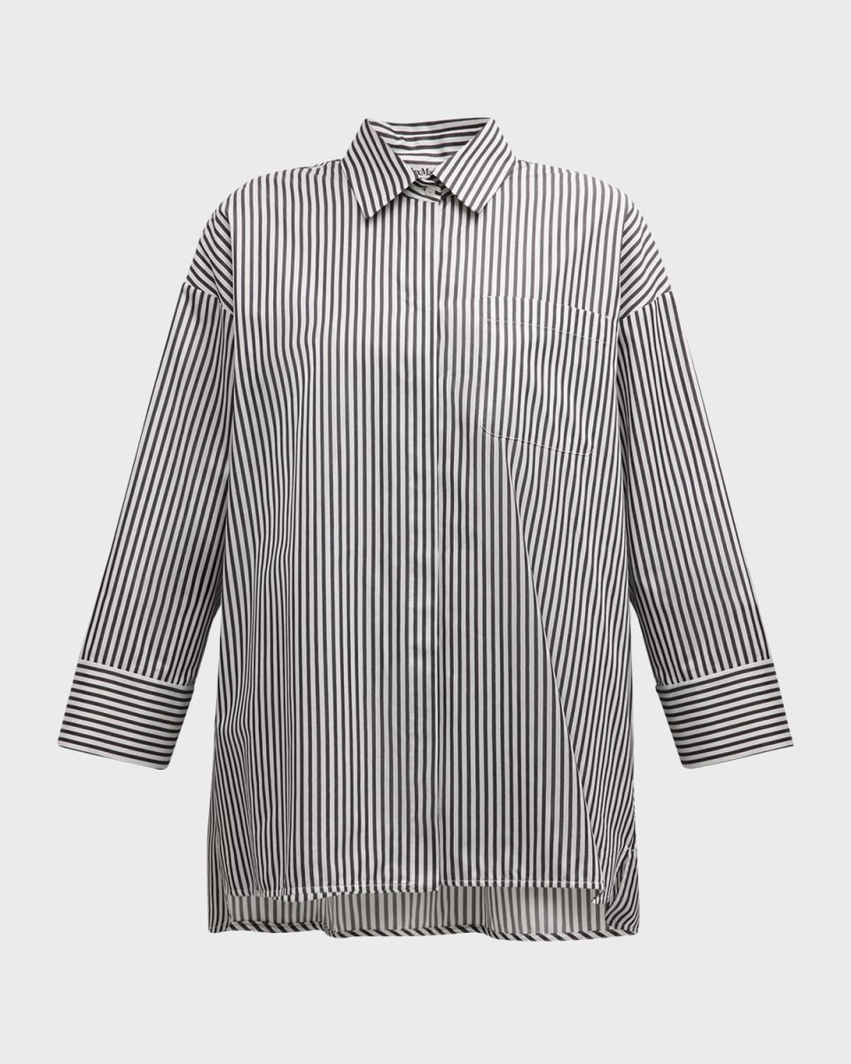 Fano Striped Button-Down Shirt