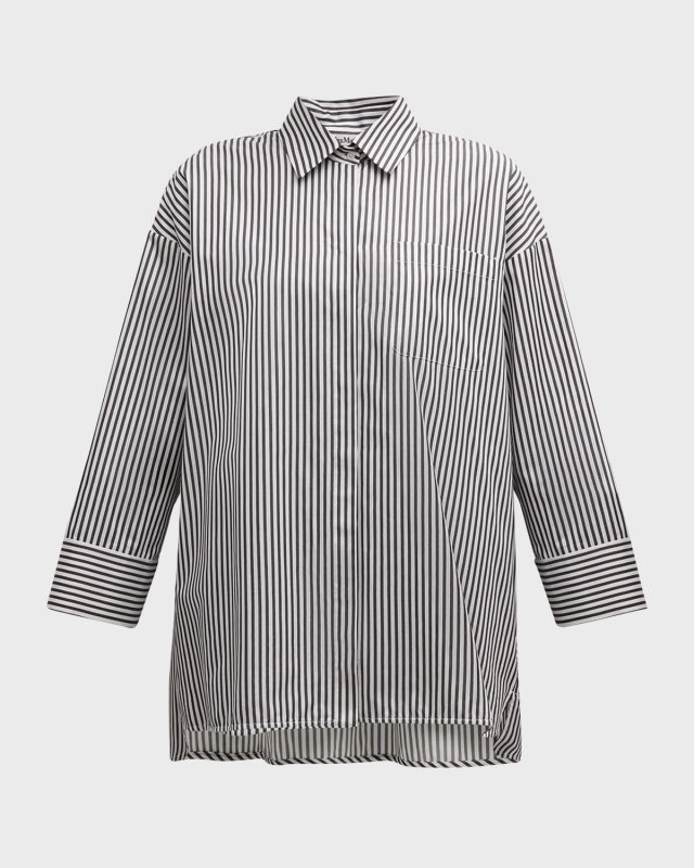 Fano Striped Button-Down Shirt