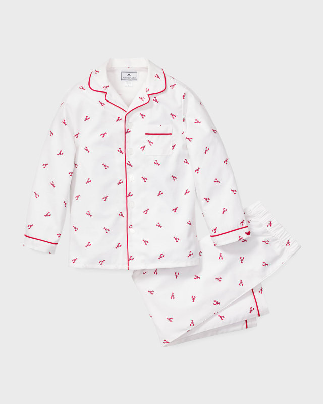 Kid's Brixham Lobsters 2-Piece Pajama Set, Size 6M-14
