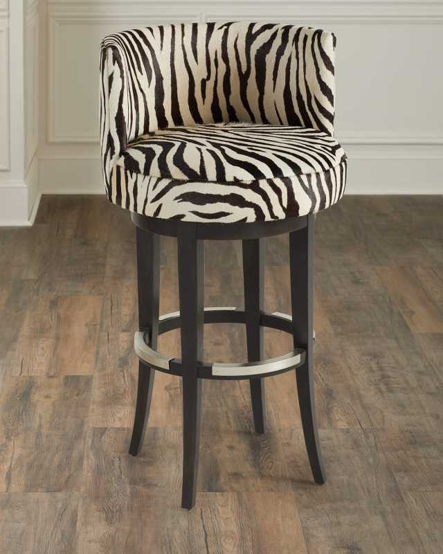 Aviana 30" Hair on Hide Bar Stool