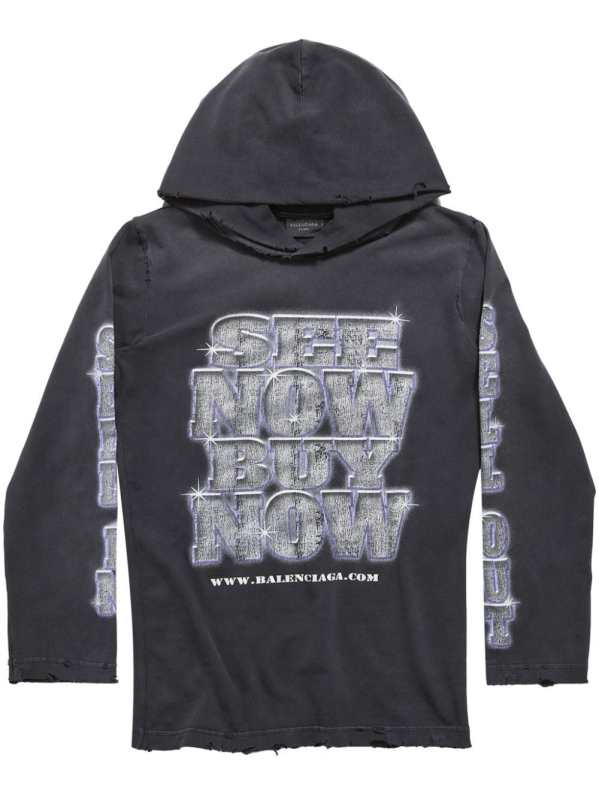 SNBN hooded long-sleeve T-shirt