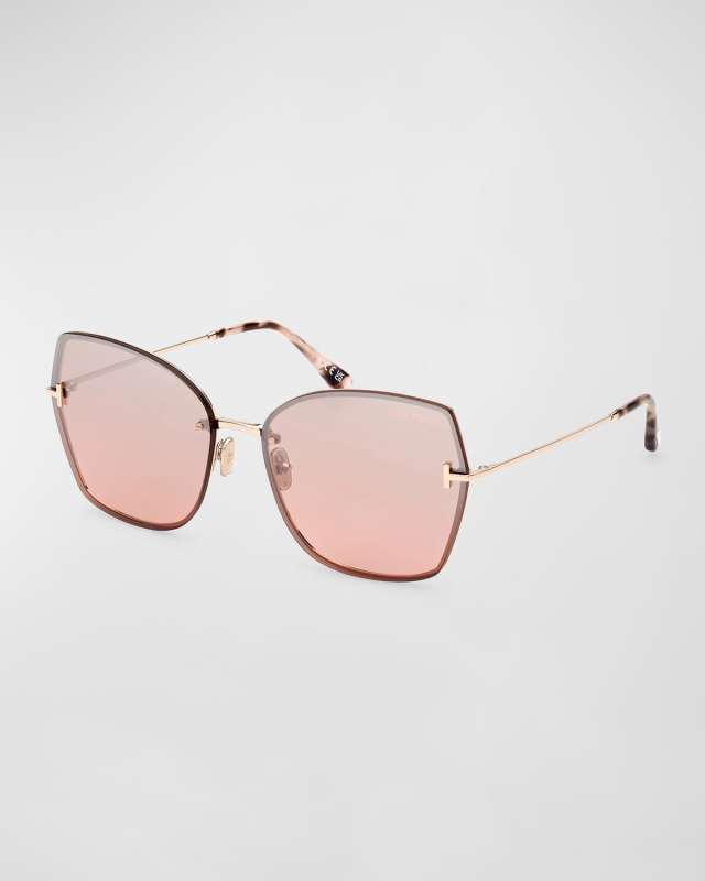 Nickie Metal Butterfly Sunglasses