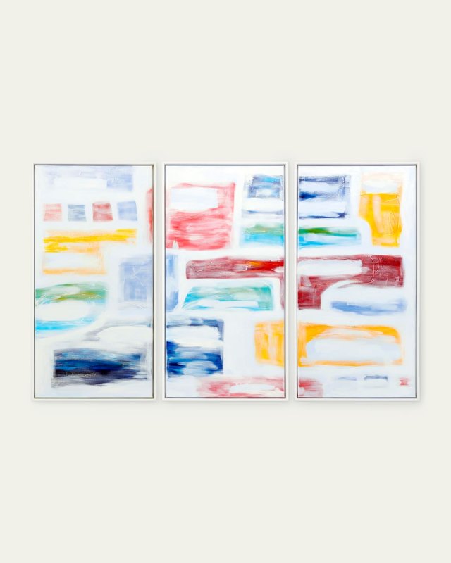 "Carnival Ride" Original Paintings, Set of 3