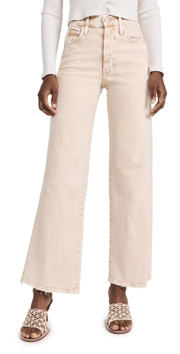 AMO Frida Wide Leg Jeans White Oak